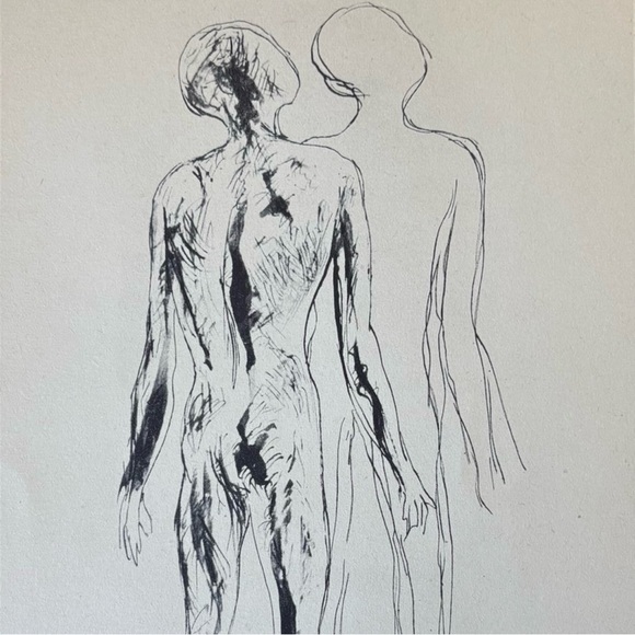 NUDE Gino Bonichi SCIPIONE 1933 Fine Art Print Vintage 1940’s Antique Original - Picture 5 of 8